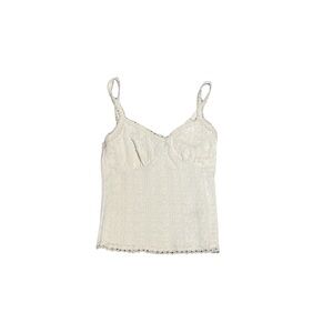 No Boundaries Cream Lace Cami Top